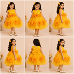 Orange Bloom Dress - view 2