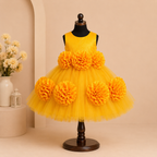 Orange Bloom Dress - view 3
