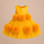 Orange Bloom Dress - view 5