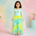 Aqua Mermaid High-Low Dress - view 5