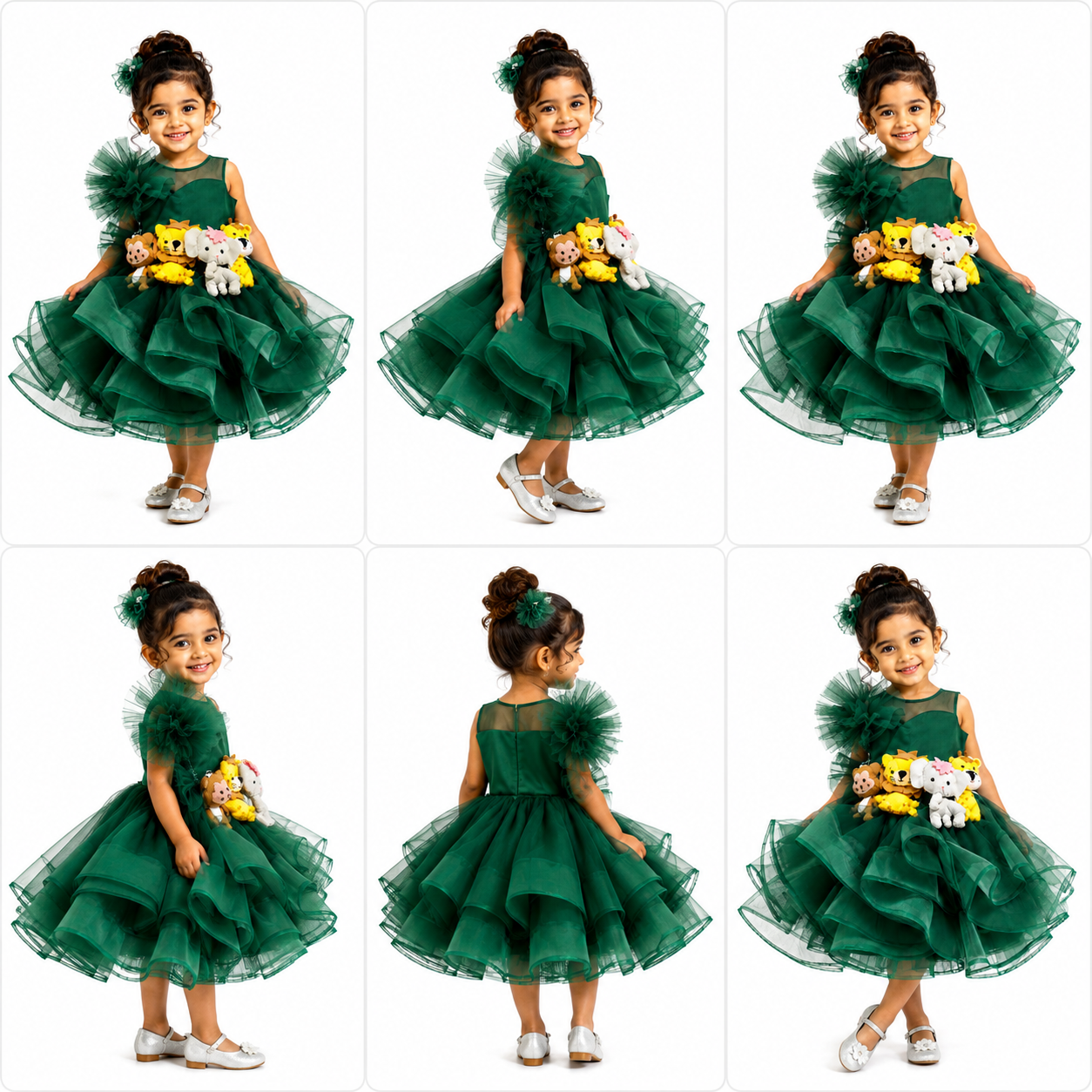 Jungle Safari Green Dress