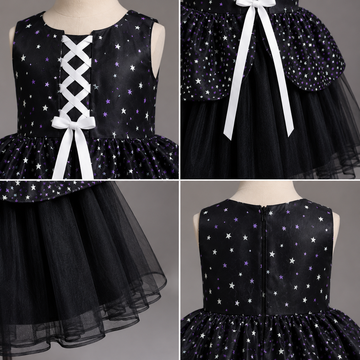 Starlight Enchantress Black Dress - view 5