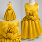 Yellow Bloom Dress - view 3