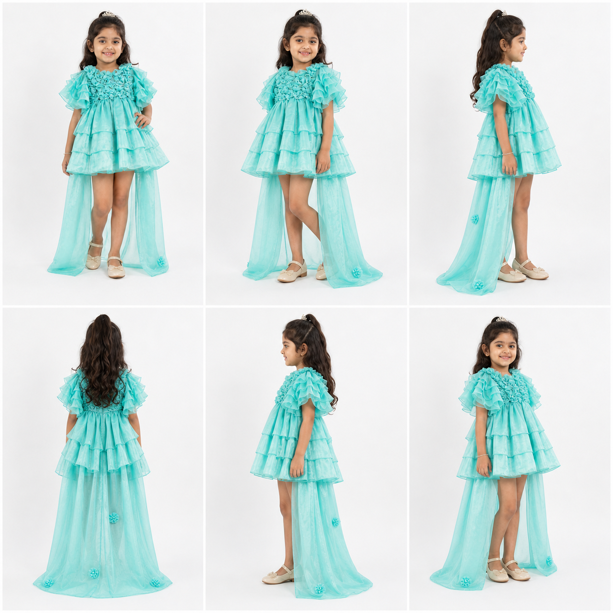 Aqua Ruffle Serenade - view 2