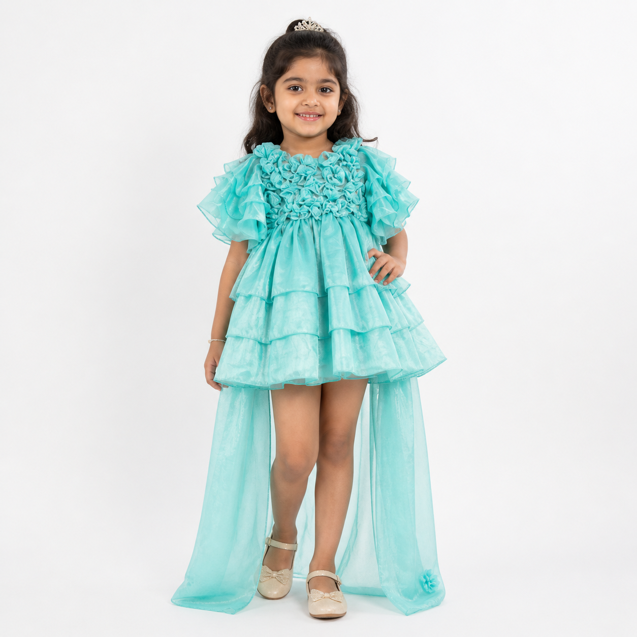 Aqua Ruffle Serenade - view 3