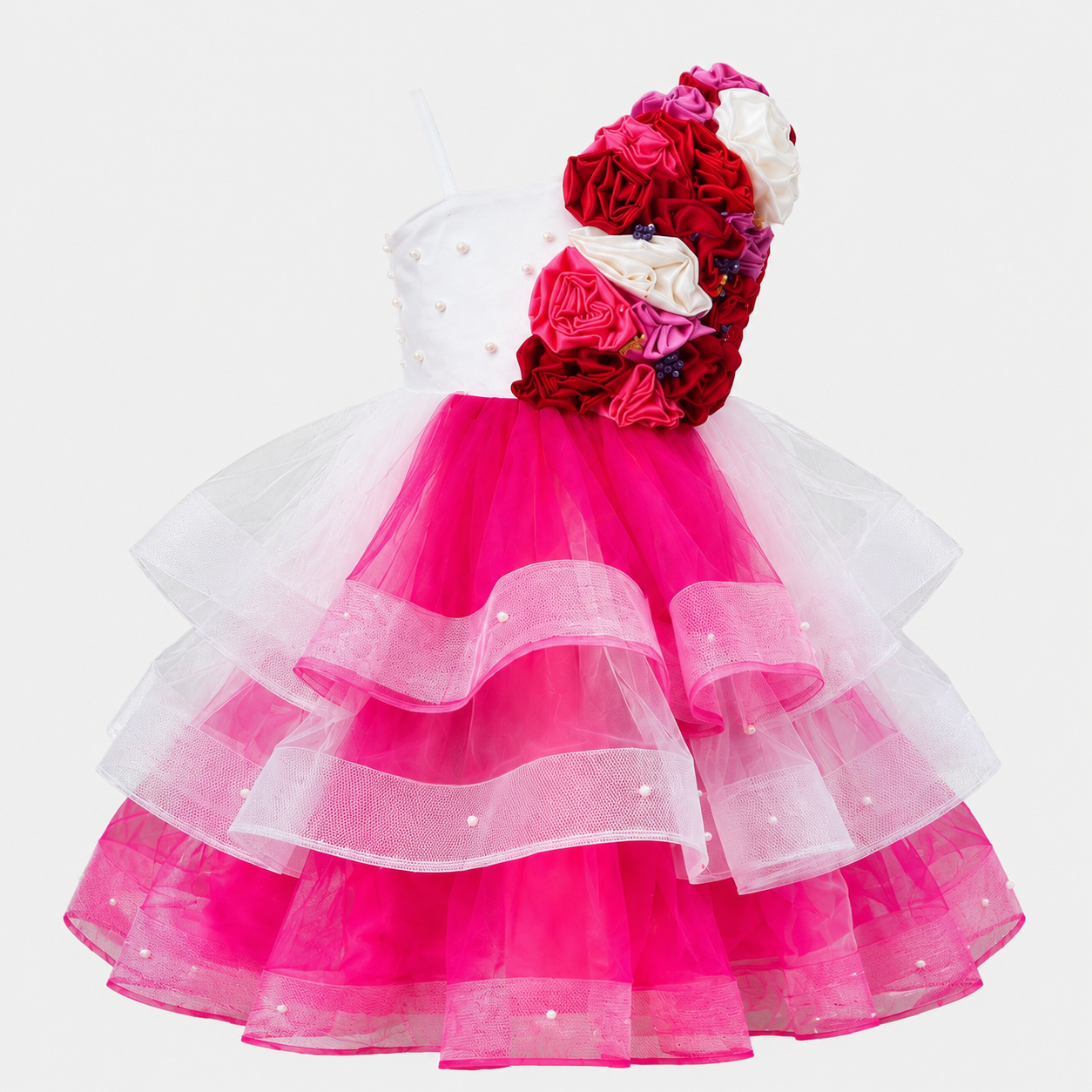 Rose Cascade Party Gown - view 3