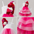 Rose Cascade Party Gown - view 4