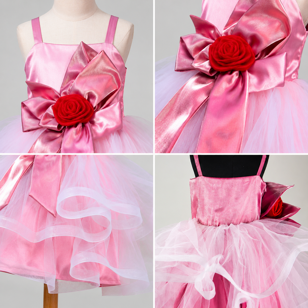 Mauve Bow Bouquet Dress - view 3
