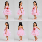 Mauve Bow Bouquet Dress - view 4