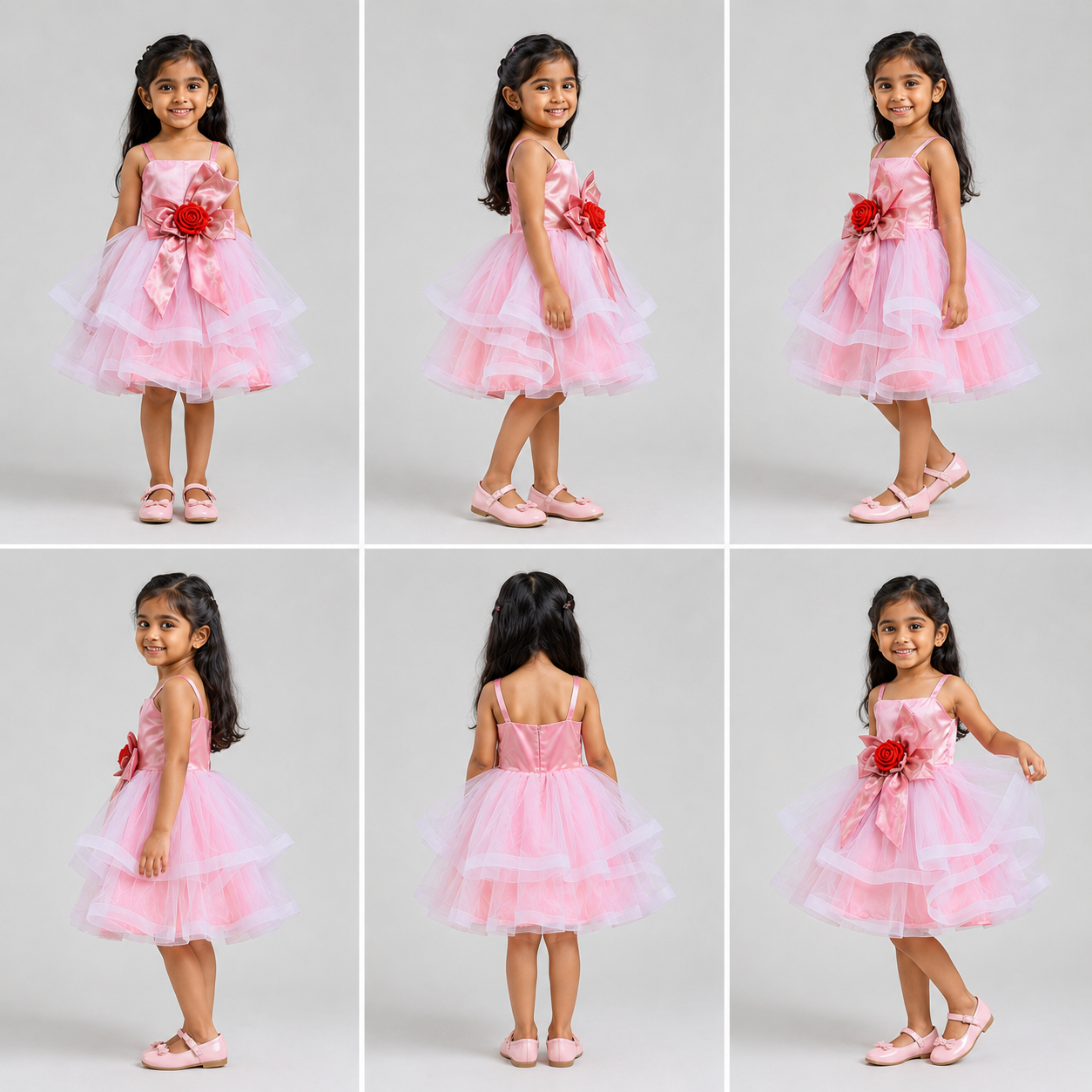 Mauve Bow Bouquet Dress - view 4