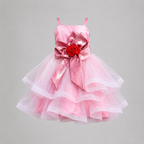 Mauve Bow Bouquet Dress - view 5