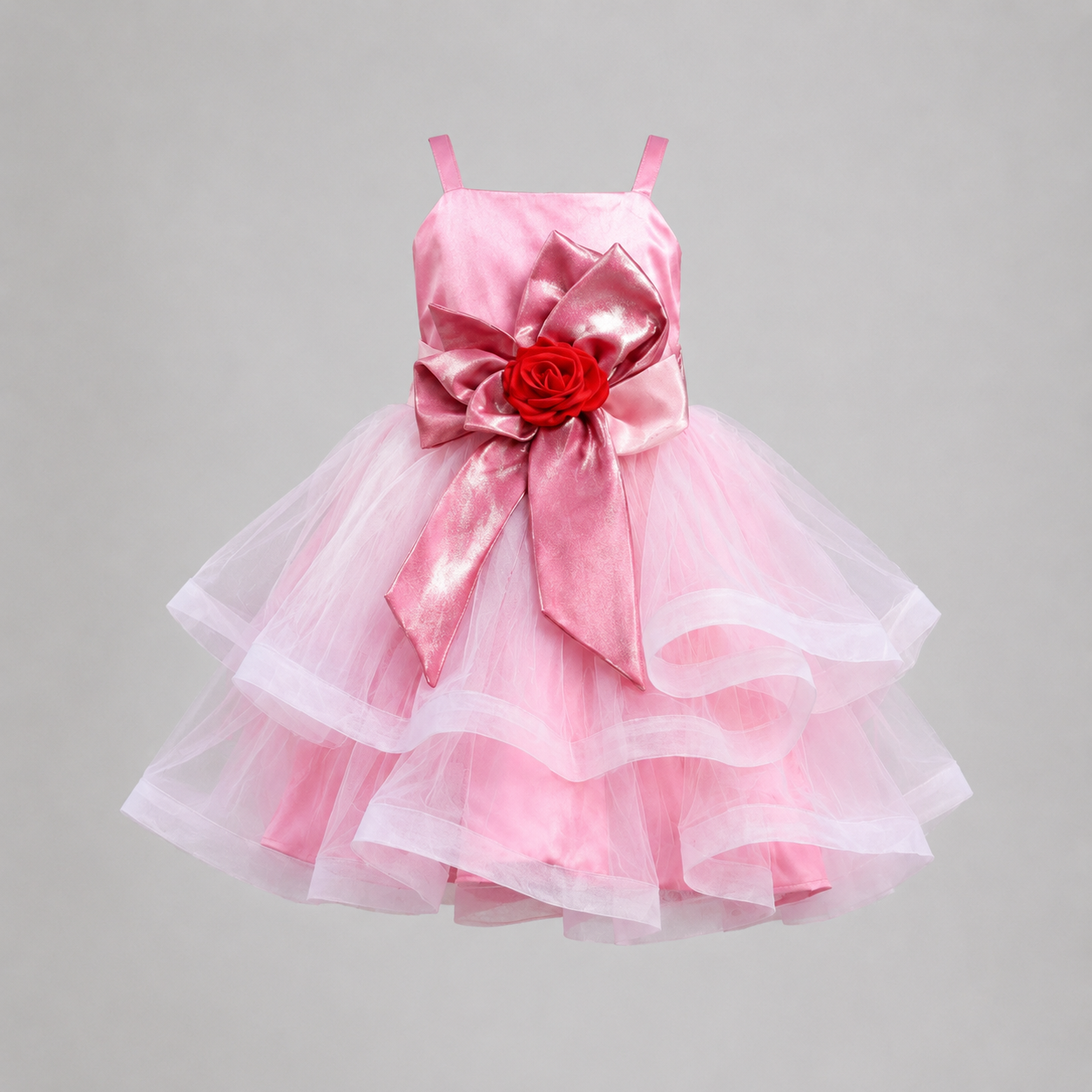 Mauve Bow Bouquet Dress - view 5