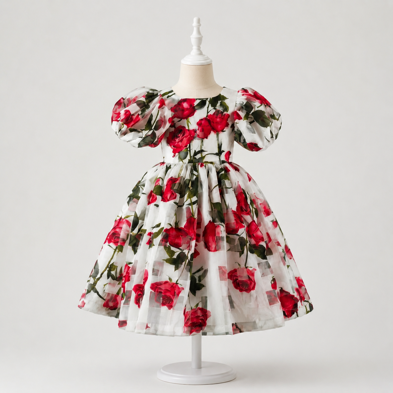 Printed Rose Dress - view 2