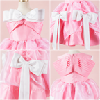 Pink Princess Bow Ball Gown
