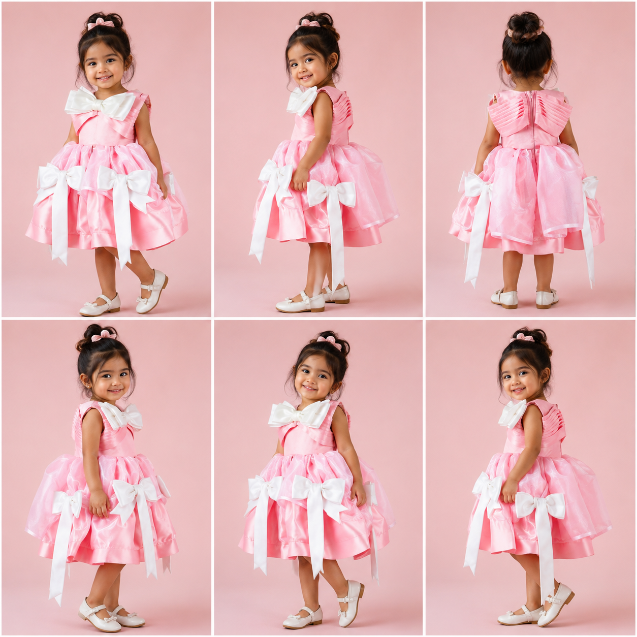 Pink Princess Bow Ball Gown - view 4