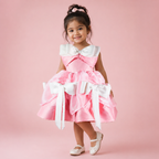 Pink Princess Bow Ball Gown - view 5