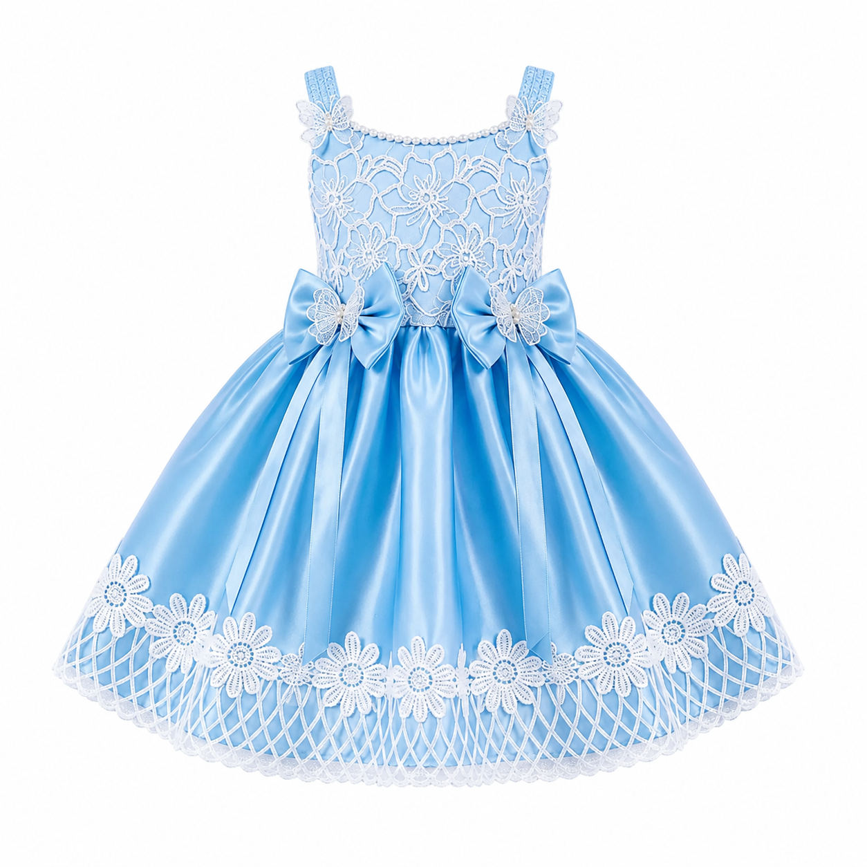 Blue Blossom Princess Frock - view 2