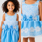 Blue Blossom Princess Frock - view 3