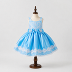 Blue Blossom Princess Frock - view 4
