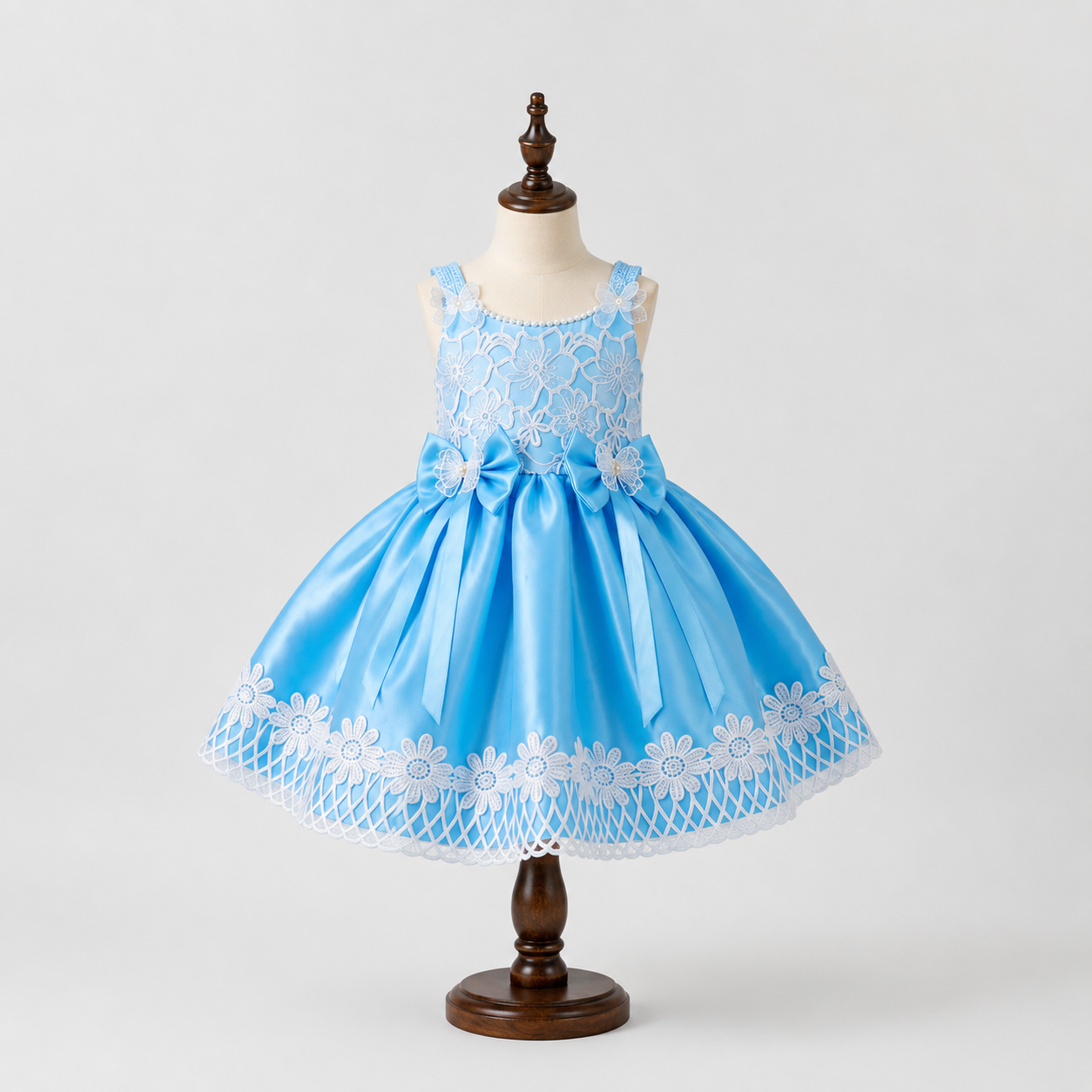 Blue Blossom Princess Frock - view 4
