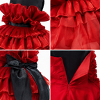 Scarlet Ruffle Cloud Dress - view 2