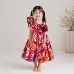 Structured Shoulder Floral Lehenga Set