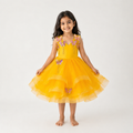 Yellow 3d Butterfly Dress