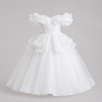 White Cascade Princess Gown - view 2