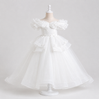 White Cascade Princess Gown - view 3