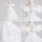White Cascade Princess Gown - view 4