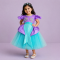 Mermaid Theme Frock With Detatchable Tail
