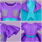 Mermaid Theme Frock With Detatchable Tail - view 5