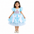 Sky Blue Disney Castle Ball Gown