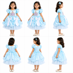 Sky Blue Disney Castle Ball Gown - view 4