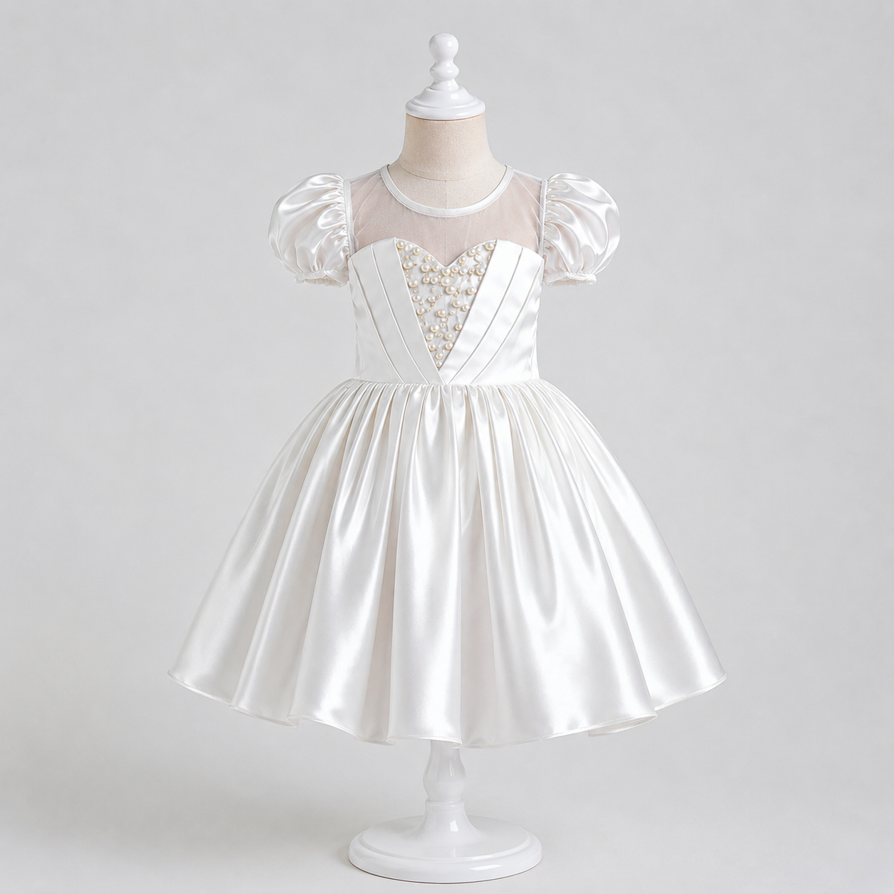 White Pearl Dress - view 3