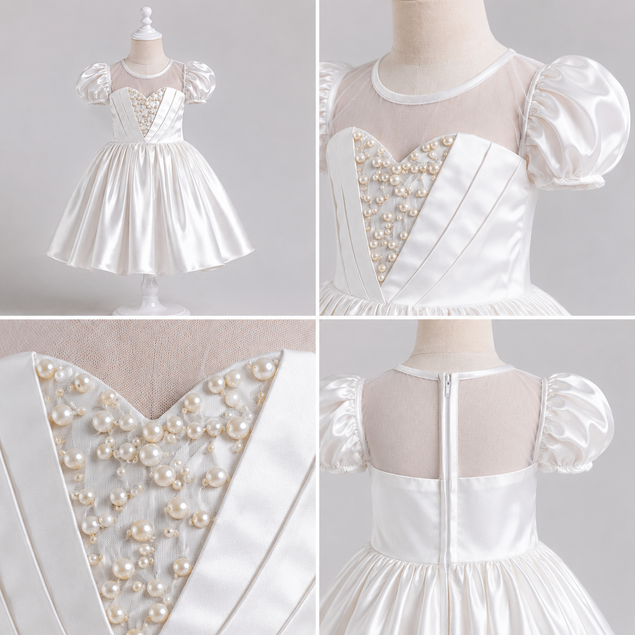White Pearl Dress - view 4