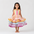 Rainbow Tulle Dress