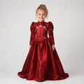 Royal Maroon Princess Gown