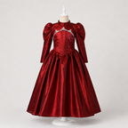 Royal Maroon Princess Gown - view 2