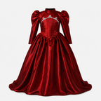Royal Maroon Princess Gown - view 3
