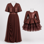 Chocolate Dream Sequin Twinning Set - view 3
