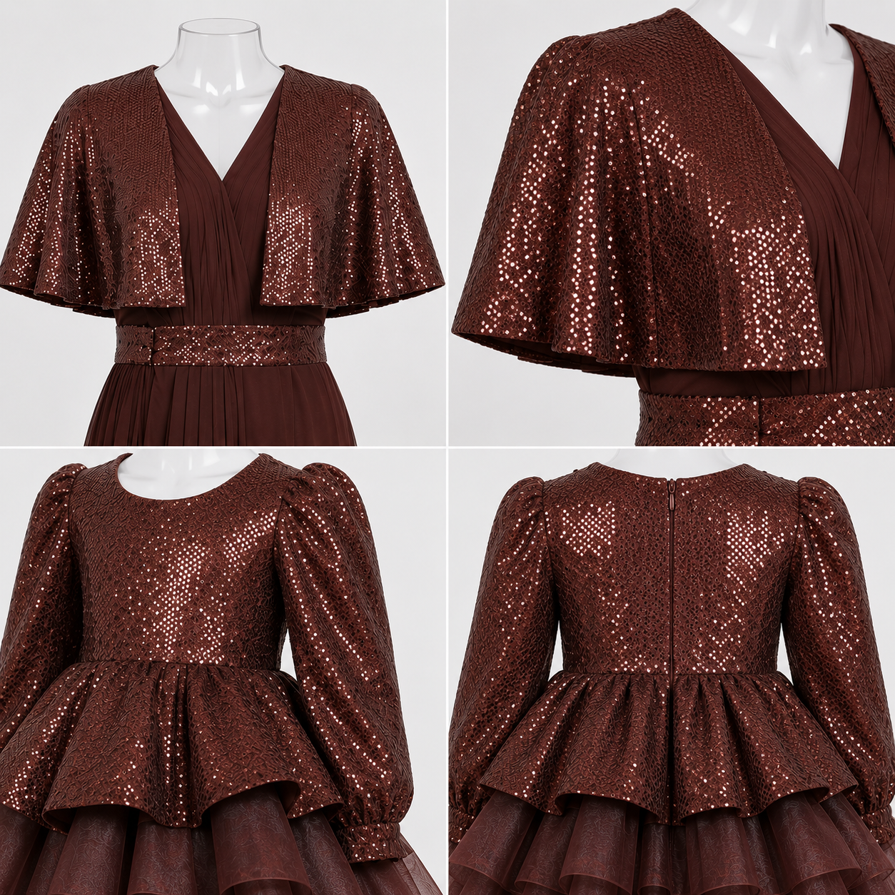 Chocolate Dream Sequin Twinning Set - view 4