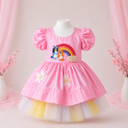 Vibrant Bluey Theme Tutu Dress - view 2