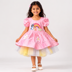 Vibrant Bluey Theme Tutu Dress - view 3