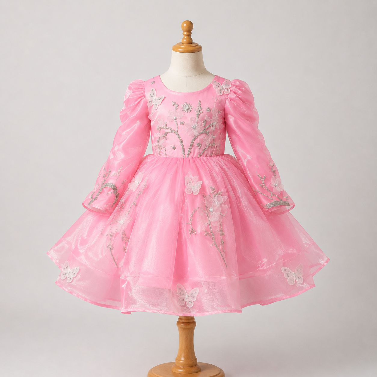 Pink Butterfly Princess Dress - view 3