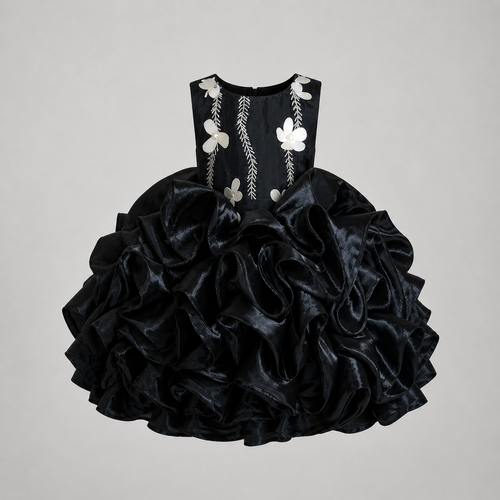 Black Balloon Dress - view 2