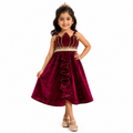 Ethnic Lotus Top With Drape Skirt
