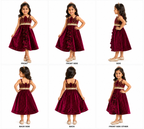 Ethnic Lotus Top With Drape Skirt - view 4