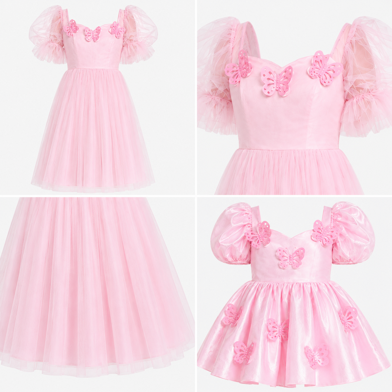 Ethereal Butterfly Combo Dress - view 4