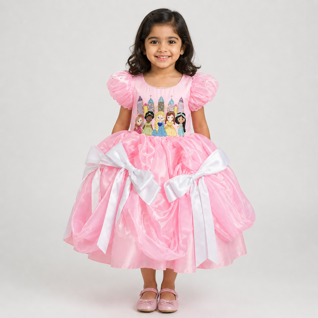 Princesses Embroidered Ball Gown